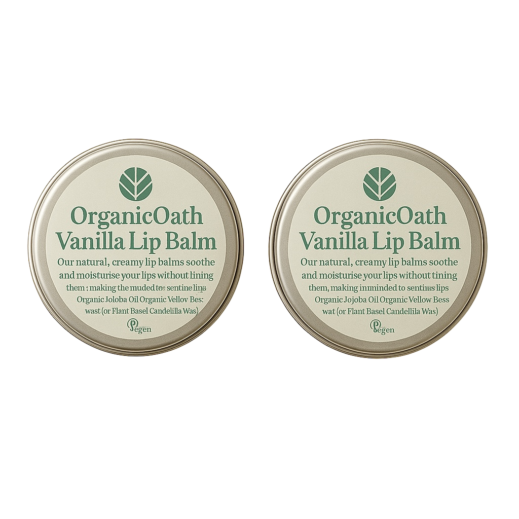 OrganicOath Vanilla Lip Balm - 10ml