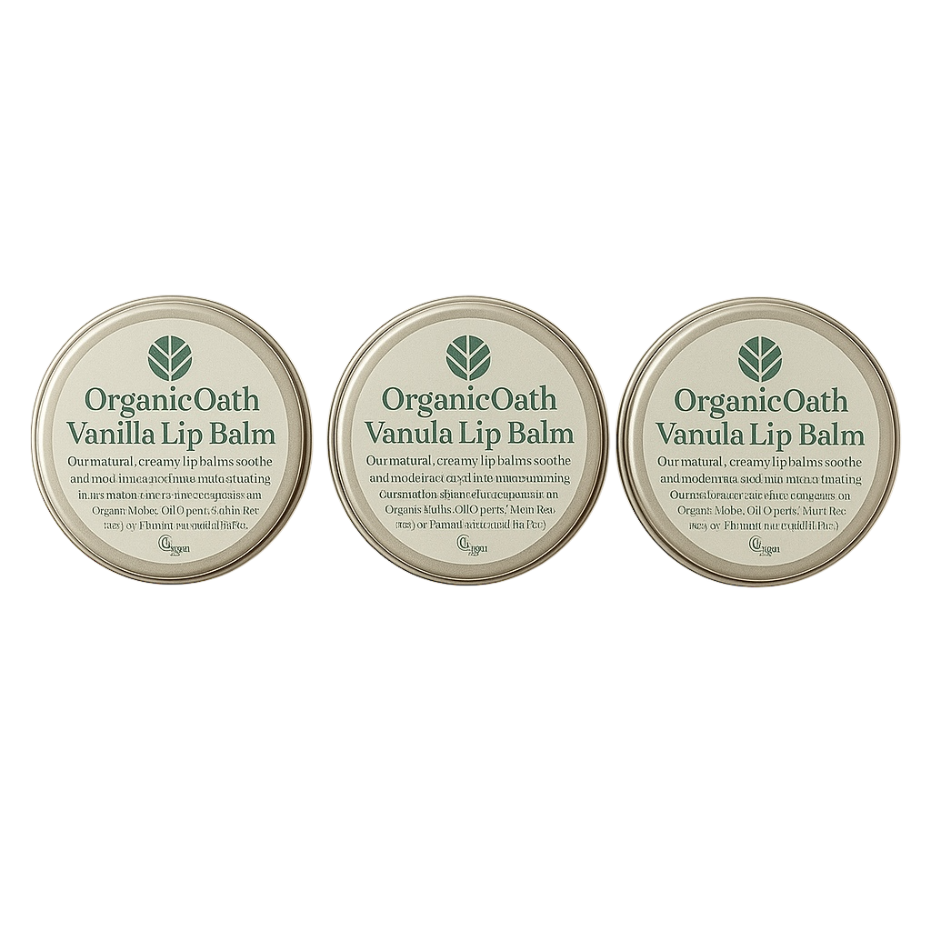 OrganicOath Vanilla Lip Balm - 10ml