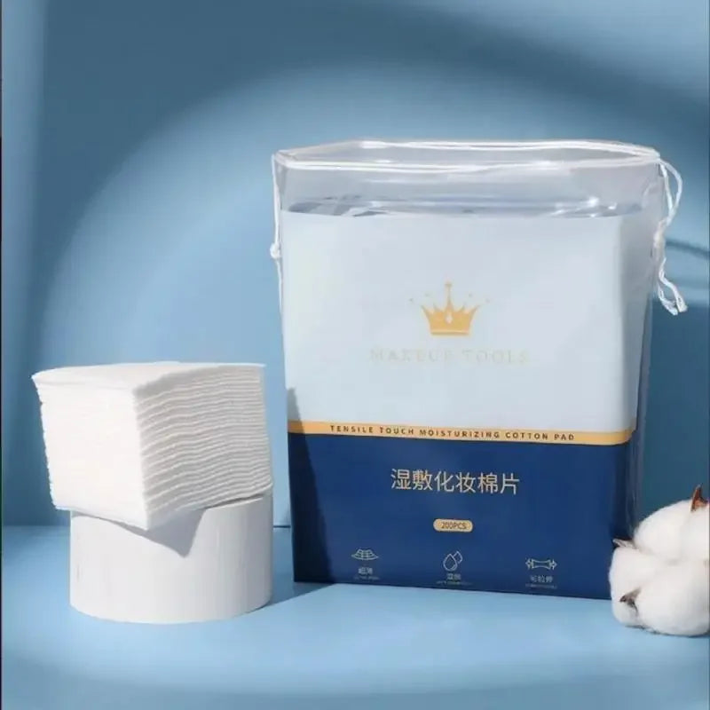 Organic Wet Cotton Pads – Stretchable, Portable, Eco-Friendly