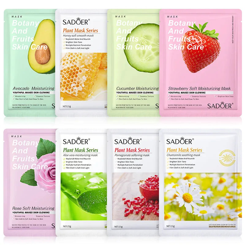 BIOAQUA & SADOER - Natural Infused Face Masks Selection