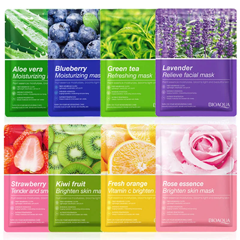BIOAQUA & SADOER - Natural Infused Face Masks Selection