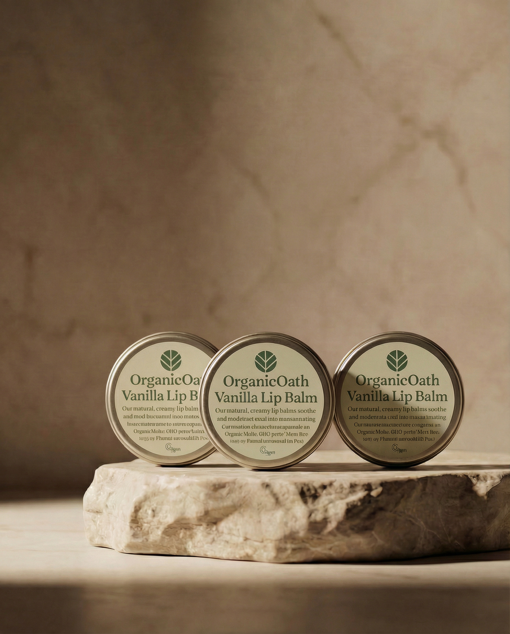 OrganicOath Vanilla Lip Balm - 10ml