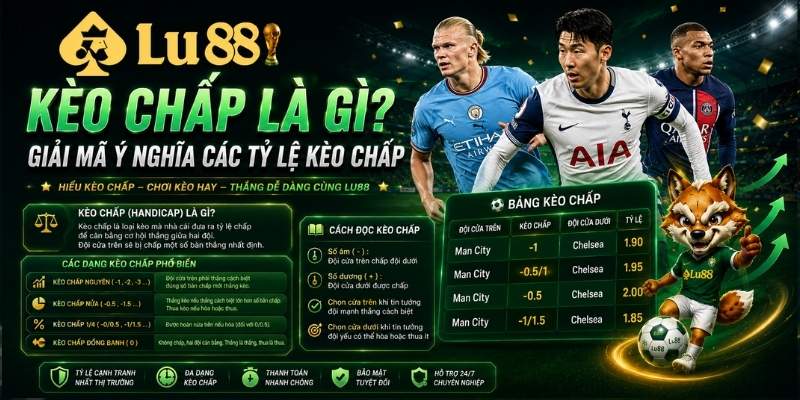 Kèo chấp là gì? Giải mã ý nghĩa các tỷ lệ kèo chấp tại Lu88